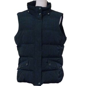 Dark Green Quilted Puffer Vest
